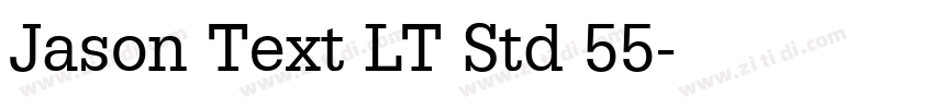 Jason Text LT Std 55字体转换